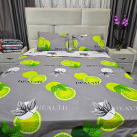 Комплект постільної білизни з бязі голд люкс Lime Health (євро)