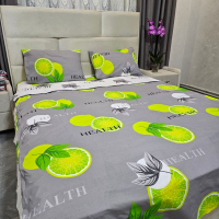 Комплект постільної білизни з бязі голд люкс Lime Health (євро)
