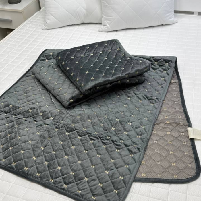 Комплект Дивандек 3в1 Chanel оксамит з велюру