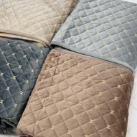 Комплект Дивандек 3в1 Chanel оксамит з велюру