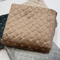 Комплект Дивандек 3в1 Chanel оксамит з велюру