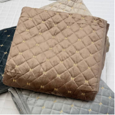 Комплект Дивандек 3в1 Chanel оксамит з велюру