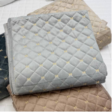 Комплект Дивандек 3в1 Chanel оксамит з велюру