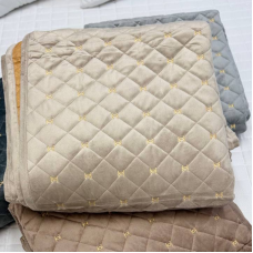 Комплект Дивандек 3в1 Chanel оксамит з велюру