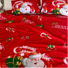 Комплект постільної білизни з бязі голд люкс Merry Christmas (сімейний)